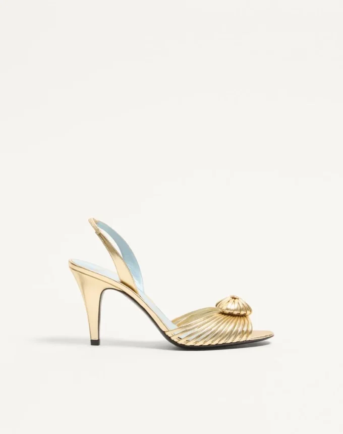 Royal Sandal aus laminiertem Nappaleder 85 mm