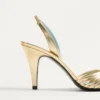 Royal Sandal aus laminiertem Nappaleder 85 mm