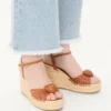 Royal Wedge Kidskin Sandal 100 mm Royal Wedge Kidskin Sandal 100 mm