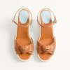 Royal Wedge Kidskin Sandal 100 mm Royal Wedge Kidskin Sandal 100 mm