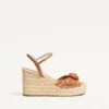 Royal Wedge Kidskin Sandal 100 mm Royal Wedge Kidskin Sandal 100 mm
