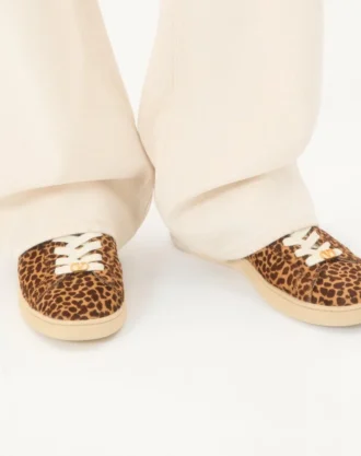 Royco Sneaker aus Haar-Kalbsleder mit Fauve Eclat-Print und Nappa-Kalbsleder Royco Sneaker aus Haar-Kalbsleder mit Fauve Eclat-Print und Nappa-Kalbsleder