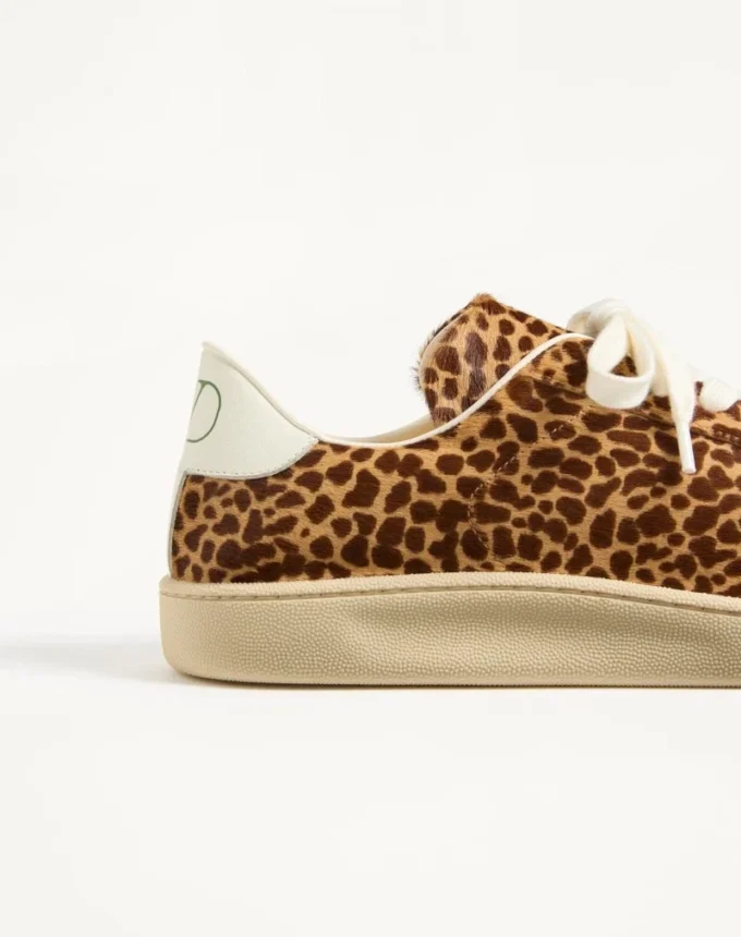 Royco Sneaker aus Haar-Kalbsleder mit Fauve Eclat-Print und Nappa-Kalbsleder Royco Sneaker aus Haar-Kalbsleder mit Fauve Eclat-Print und Nappa-Kalbsleder