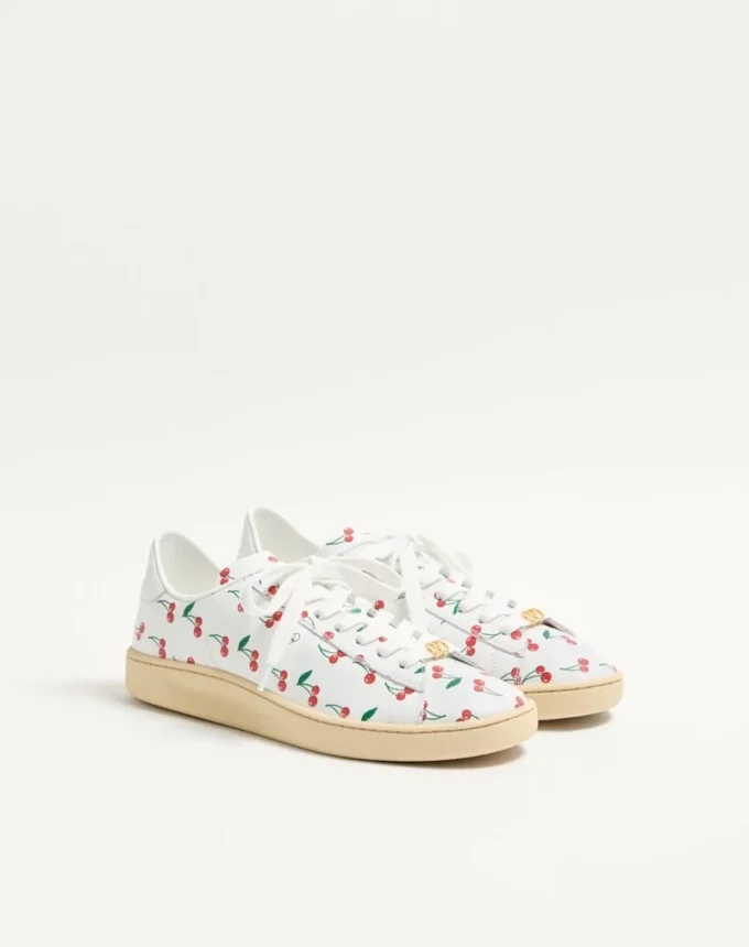 Royco Sneaker aus Nappakalbsleder mit Cherryfic-Muster Royco Sneaker aus Nappakalbsleder mit Cherryfic-Muster