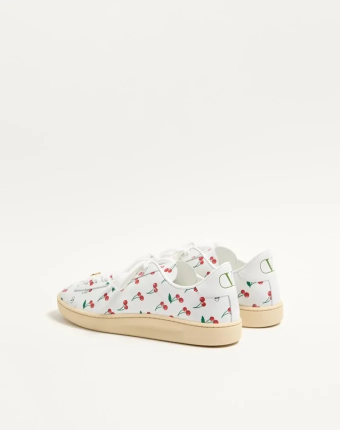 Royco Sneaker aus Nappakalbsleder mit Cherryfic-Muster Royco Sneaker aus Nappakalbsleder mit Cherryfic-Muster