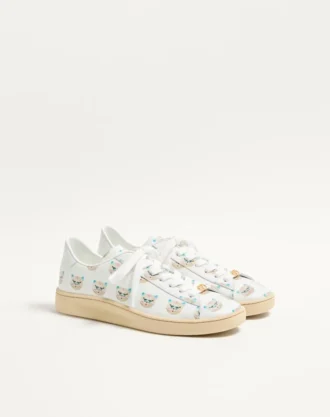 Royco Sneaker aus Nappakalbsleder mit Le Chat De La Maison-Motiv Royco Sneaker aus Nappakalbsleder mit Le Chat De La Maison-Motiv
