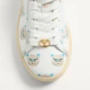 Royco Sneaker aus Nappakalbsleder mit Le Chat De La Maison-Motiv Royco Sneaker aus Nappakalbsleder mit Le Chat De La Maison-Motiv