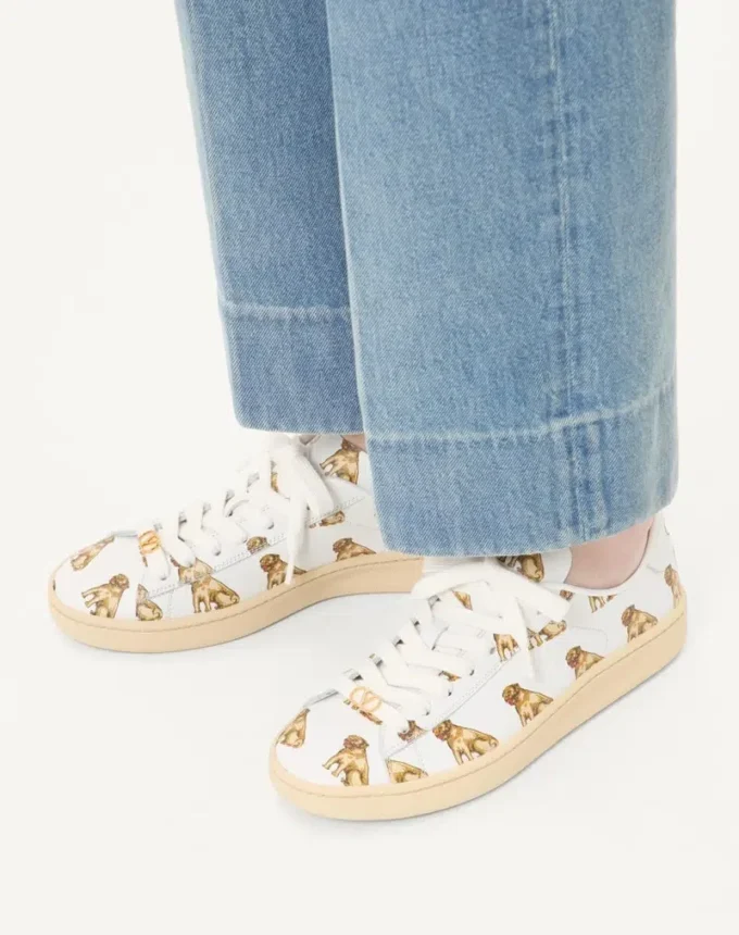 Royco Sneaker aus Nappakalbsleder mit Petit Charles-Muster Royco Sneaker aus Nappakalbsleder mit Petit Charles-Muster