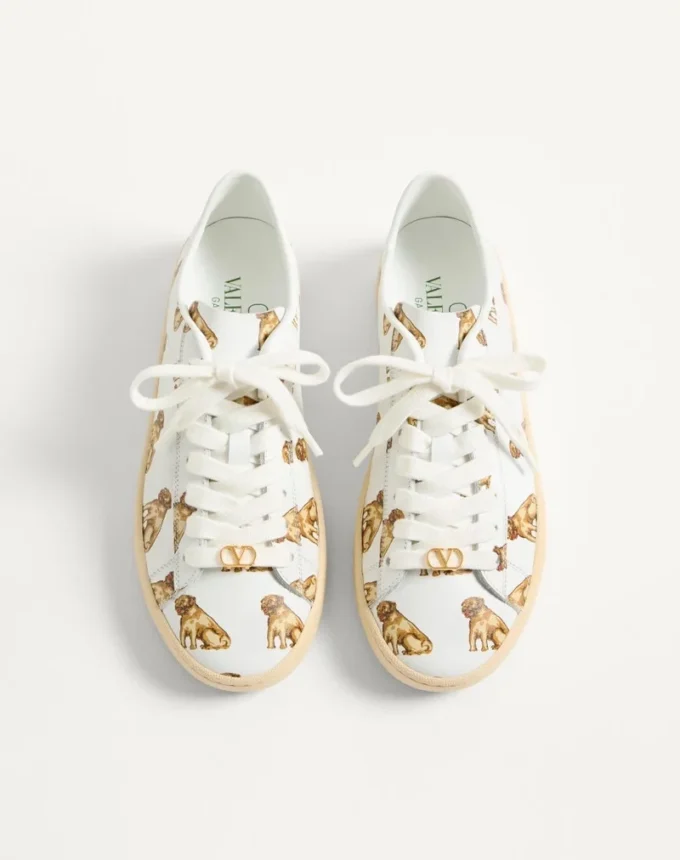 Royco Sneaker aus Nappakalbsleder mit Petit Charles-Muster Royco Sneaker aus Nappakalbsleder mit Petit Charles-Muster