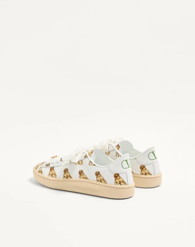 Royco Sneaker aus Nappakalbsleder mit Petit Charles-Muster Royco Sneaker aus Nappakalbsleder mit Petit Charles-Muster