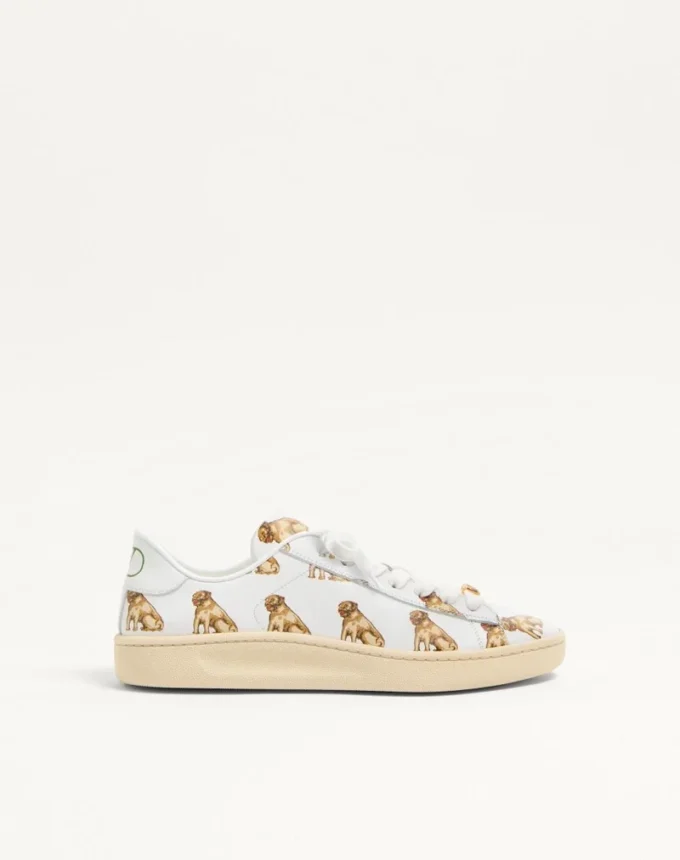 Royco Sneaker aus Nappakalbsleder mit Petit Charles-Muster Royco Sneaker aus Nappakalbsleder mit Petit Charles-Muster