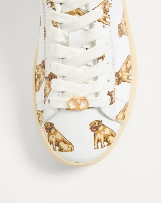 Royco Sneaker aus Nappakalbsleder mit Petit Charles-Muster Royco Sneaker aus Nappakalbsleder mit Petit Charles-Muster