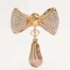 San Fin Metall-Ohrringe mit Swarovski®-Kristallen und Perlen