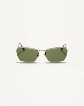 Schwimmende randlose Metallbrille