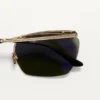 Schwimmende randlose Metallbrille Schwimmende randlose Metallbrille