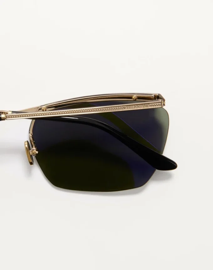Schwimmende randlose Metallbrille Schwimmende randlose Metallbrille
