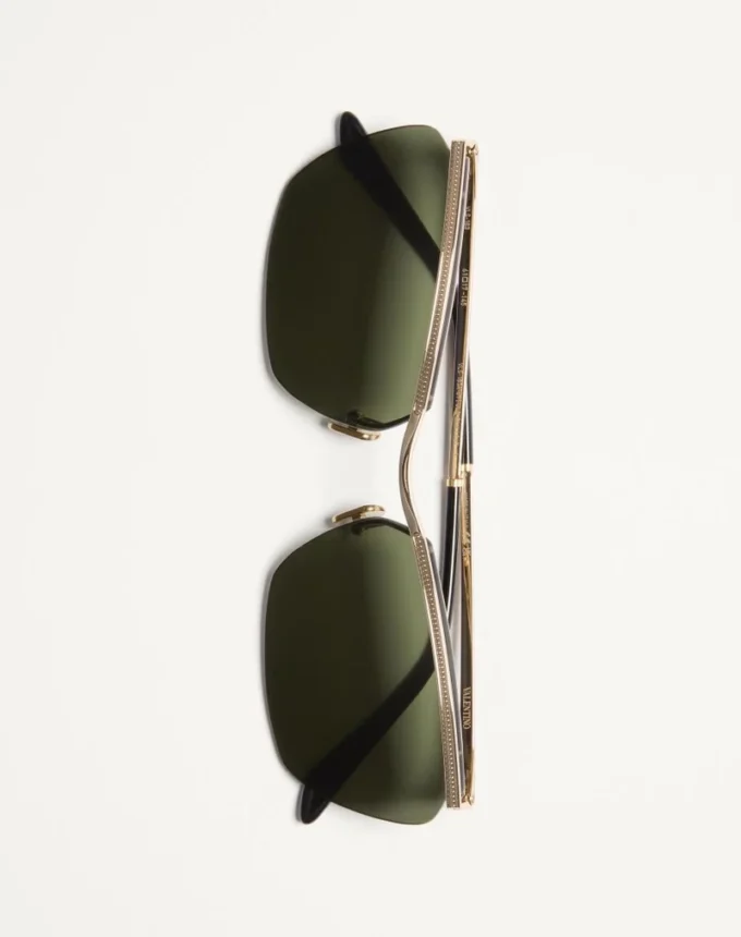 Schwimmende randlose Metallbrille Schwimmende randlose Metallbrille