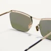 Schwimmende randlose Metallbrille Schwimmende randlose Metallbrille
