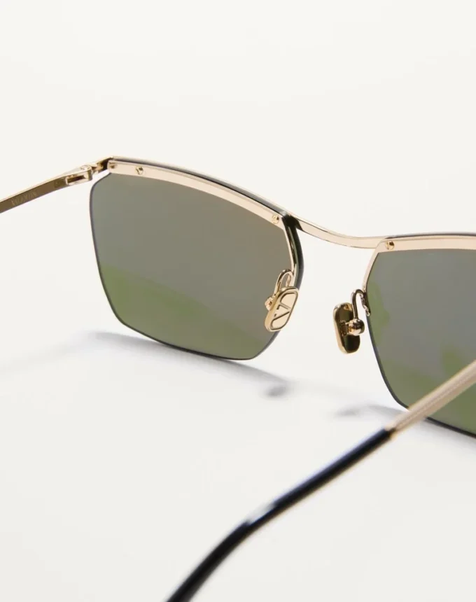 Schwimmende randlose Metallbrille Schwimmende randlose Metallbrille
