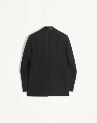 Smokingjacke aus Wolle