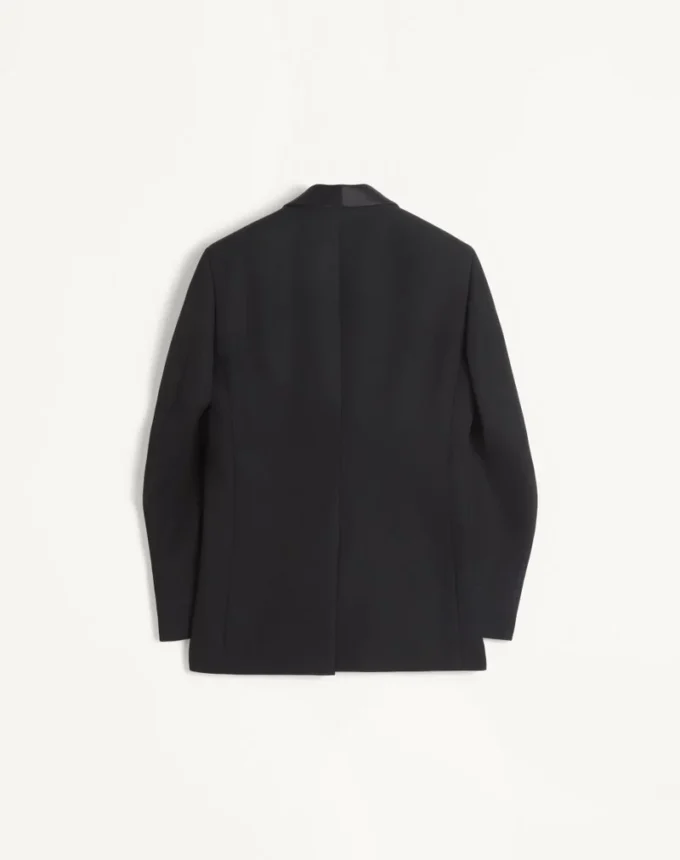Smokingjacke aus Wolle Smokingjacke aus Wolle