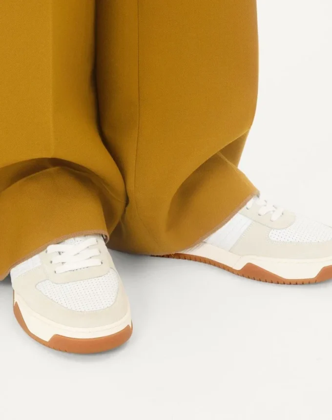Sparry Sneaker aus Spaltleder und Nappa Sparry Sneaker aus Spaltleder und Nappa