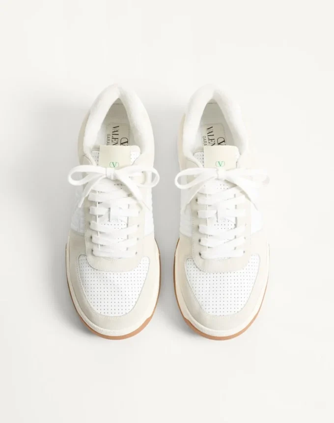 Sparry Sneaker aus Spaltleder und Nappa Sparry Sneaker aus Spaltleder und Nappa