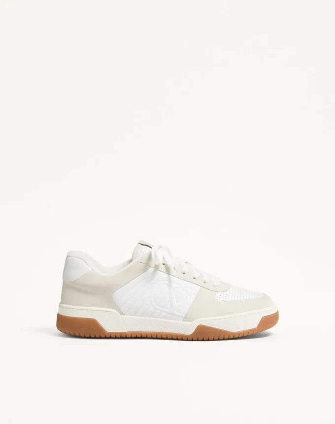 Sparry Sneaker aus Spaltleder und Nappa Sparry Sneaker aus Spaltleder und Nappa