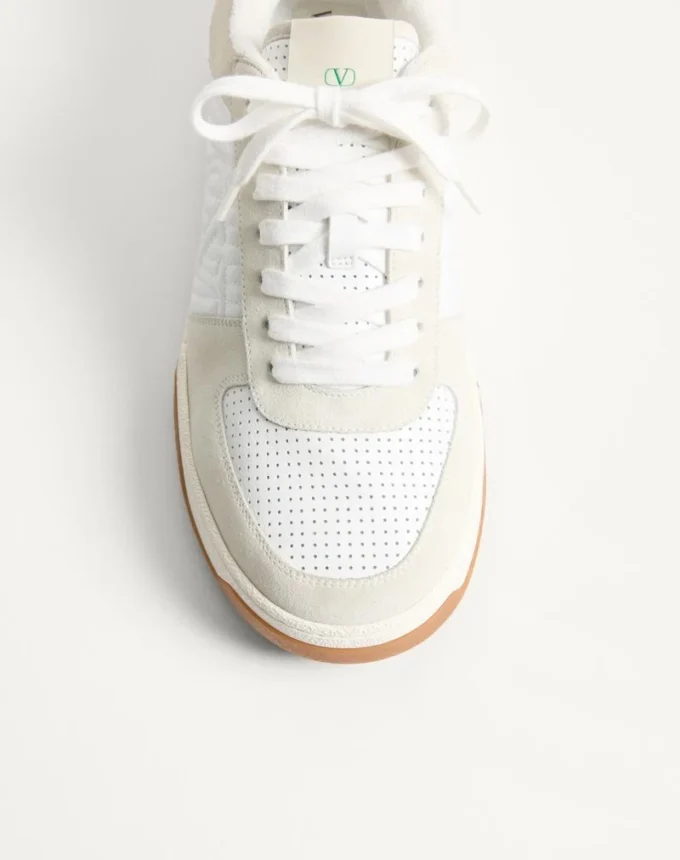 Sparry Sneaker aus Spaltleder und Nappa Sparry Sneaker aus Spaltleder und Nappa