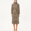 Stoffmantel mit Animalier-Print Stoffmantel mit Animalier-Print