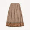 Strickrock mit Lurex-Jacquardmuster Strickrock mit Lurex-Jacquardmuster