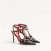 Studdy Pumps aus Zickleinleder 100 mm
