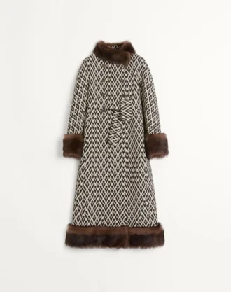 Toute La V Jacquard-Mantel Toute La V Jacquard-Mantel
