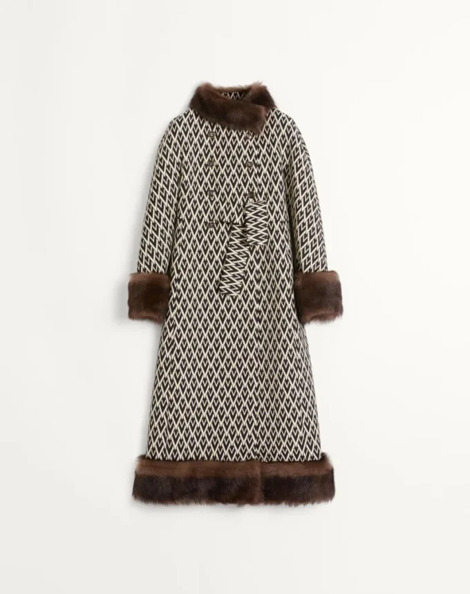 Toute La V Jacquard-Mantel Toute La V Jacquard-Mantel