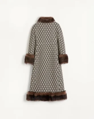 Toute La V Jacquard-Mantel Toute La V Jacquard-Mantel
