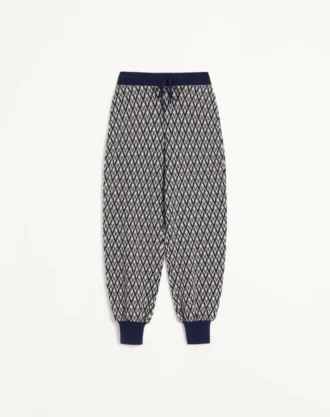 Toute La V Jacquard-Wollhose