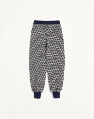 Toute La V Jacquard-Wollhose