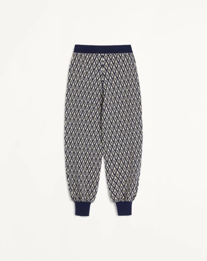 Toute La V Jacquard-Wollhose Toute La V Jacquard-Wollhose