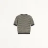 Toute La V Jacquard-Wollpullover Toute La V Jacquard-Wollpullover