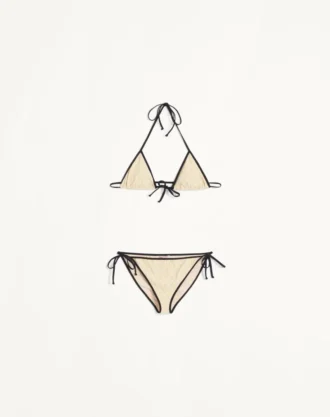 Toute La V Lycra Jacquard Bikini