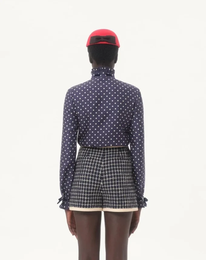 Twill-Hemd mit Plus De Pois-Print Twill-Hemd mit Plus De Pois-Print