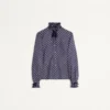 Twill-Hemd mit Plus De Pois-Print Twill-Hemd mit Plus De Pois-Print