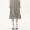 Twillrock mit Plus De Pois-Print Twillrock mit Plus De Pois-Print