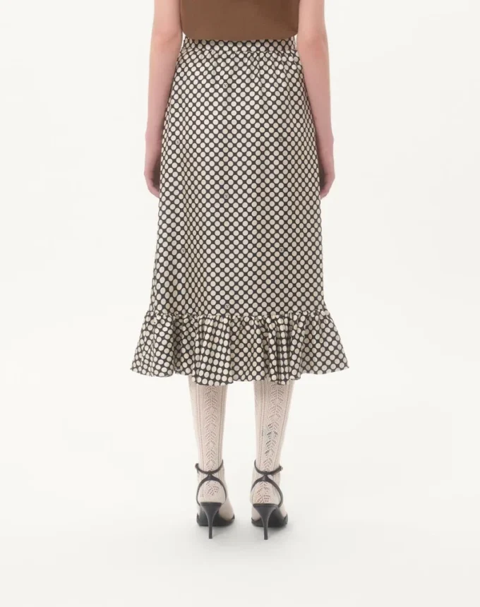 Twillrock mit Plus De Pois-Print Twillrock mit Plus De Pois-Print