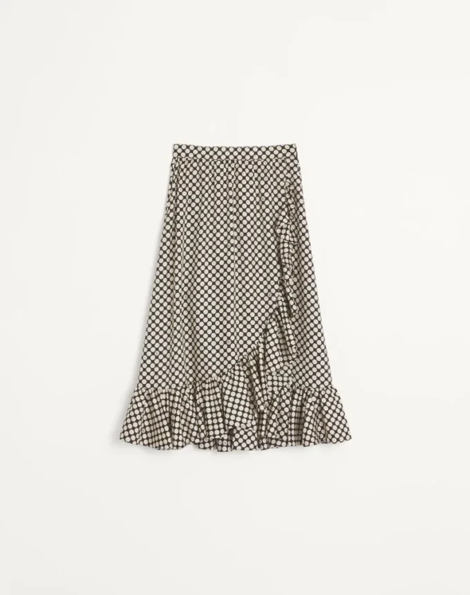Twillrock mit Plus De Pois-Print Twillrock mit Plus De Pois-Print