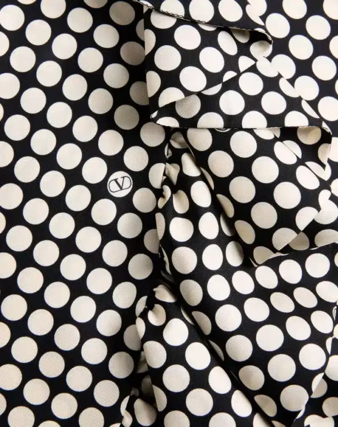 Twillrock mit Plus De Pois-Print Twillrock mit Plus De Pois-Print