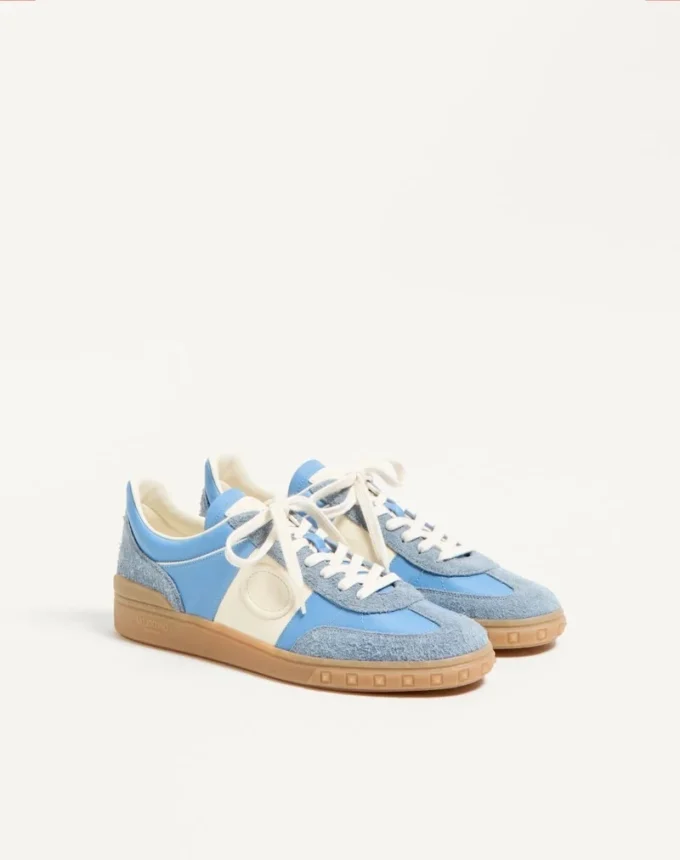 Upvillage Low Top Sneaker aus Crust-Leder und Nylon Upvillage Low Top Sneaker aus Crust-Leder und Nylon