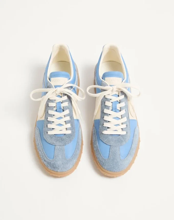 Upvillage Low Top Sneaker aus Crust-Leder und Nylon Upvillage Low Top Sneaker aus Crust-Leder und Nylon