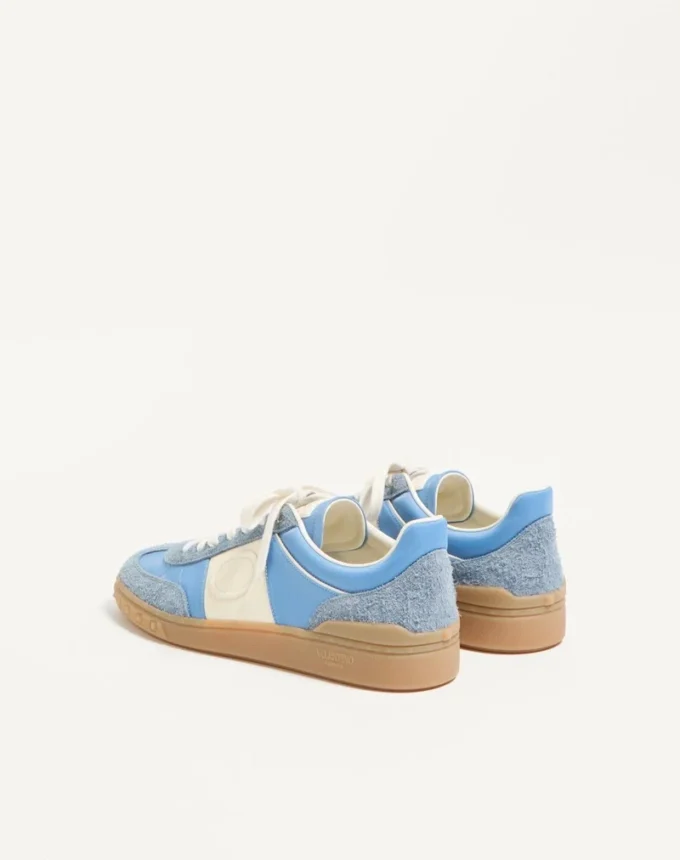Upvillage Low Top Sneaker aus Crust-Leder und Nylon Upvillage Low Top Sneaker aus Crust-Leder und Nylon