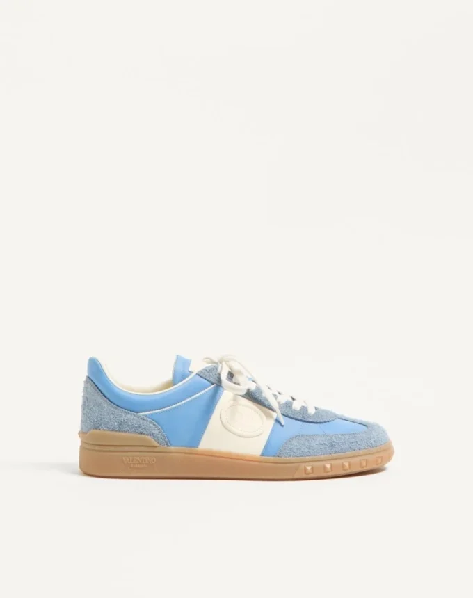 Upvillage Low Top Sneaker aus Crust-Leder und Nylon Upvillage Low Top Sneaker aus Crust-Leder und Nylon